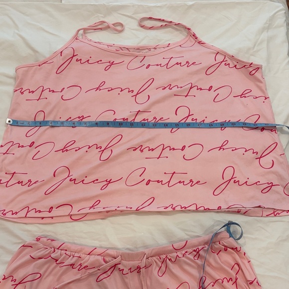 Juicy Couture Pink Pajama Set 3 piece Women’s 1X loungewear - Picture 5 of 13